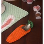 Carrot Cutlery Cover Free Crochet Pattern