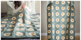 Cozy Days Daisy Blanket Free Crochet Pattern