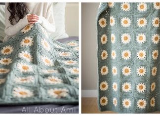 Cozy Days Daisy Blanket Free Crochet Pattern