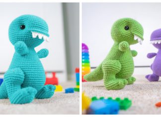 Dan the Dinosaur Free Crochet Pattern