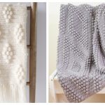 Diamond Bobble Blanket Free Crochet Pattern