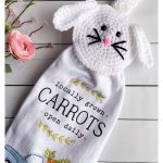 Easter Bunny Towel Topper Free Crochet Pattern
