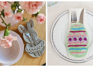 Easter Cutlery Holder Crochet Pattern