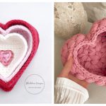 Heart Shaped Basket Crochet Patterns