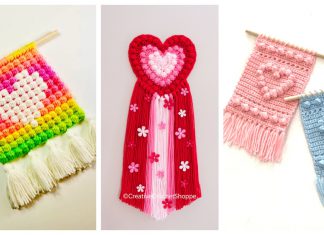 Heart Wall Hanging Crochet Patterns