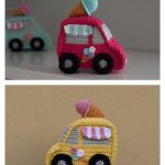 Ice Cream Truck Amigurumi Crochet Pattern