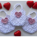 Mini Granny Square Bag Free Crochet Pattern and Video Tutorial