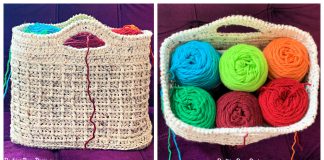 My Favorite Yarn Tote Free Crochet Pattern