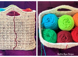 My Favorite Yarn Tote Free Crochet Pattern