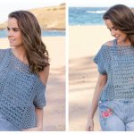 Sea Spray Bohemian Top Free Crochet Pattern