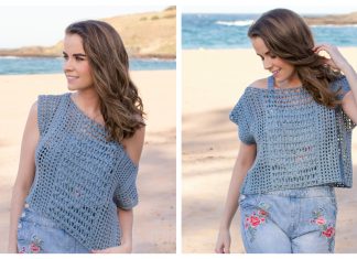 Sea Spray Bohemian Top Free Crochet Pattern