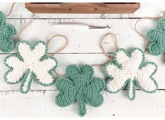 Shamrock Garland Free Crochet Pattern