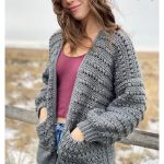 The Stony Shore Cardigan Free Crochet Pattern and Video Tutorial
