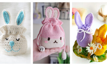 10+ Bunny Treat Bag Crochet Patterns