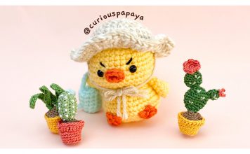 Amigurumi Gertrude the Grumpy Chick Free Crochet Pattern