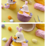 Chicken Easter Surprise EggFree Crochet Pattern