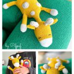 Giraffe Baby Comforter Free Crochet Pattern