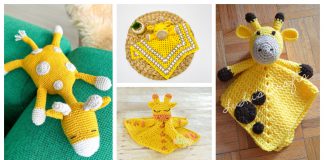 Giraffe Lovey Free Crochet Pattern