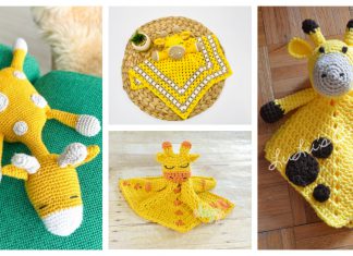 Giraffe Lovey Free Crochet Pattern