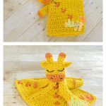 Giraffe Lovey Puppet Free Crochet Pattern