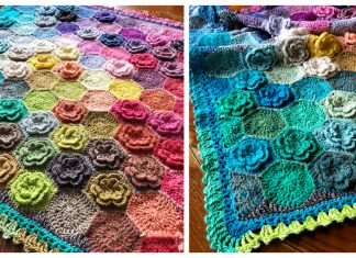 Happy Little Tree Blanket Free Crochet Pattern