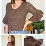 Ruffle Top Free Crochet Pattern