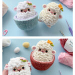 Sheep Easter Surprise Egg Free Crochet Pattern