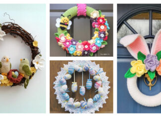 10+ Crochet Easter Wreath Patterns