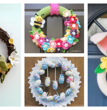 10+ Crochet Easter Wreath Patterns