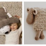 Animal Plush Pillow Crochet Patterns