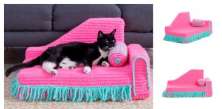 Pet Cat Lounger Free Crochet Pattern