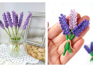 Lavender Flower Crochet Patterns