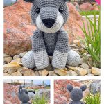 Walter the Wolf Amigurumi Free Crochet Pattern