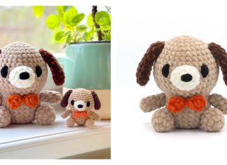 Casper the Dog Amigurumi Free Crochet Pattern and Video Tutorial