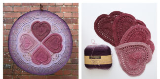 I Carry Your Heart Mandala Free Crochet Pattern