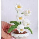 Lily Of The Valley Pot Crochet Pattern