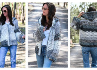 Riptide Granny Hoodie Free Crochet Pattern