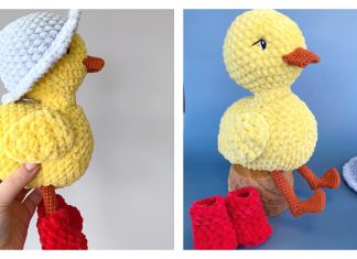 Spring Duck Amigurumi Free Crochet Pattern