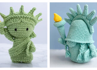 Statue of Liberty Amigurumi Crochet Pattern