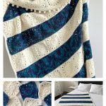 Summer Stripes Sunburst Blanket Free Crochet Pattern and Video Tutorial