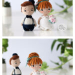 Bride and Groom Amigurumi Crochet Pattern