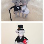 Wedding Mice Amigurumi Free Crochet Pattern