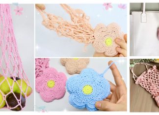 Foldable Market Bag Crochet Patterns