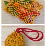 Foldable Market Bag Free Crochet Pattern