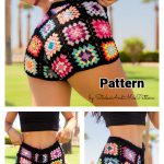 Granny Square Short Pants Crochet Pattern