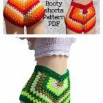Granny Stripe Booty Shorts Crochet Pattern