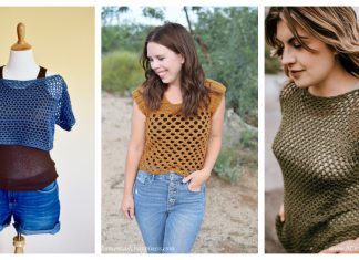 Honeycomb Mesh Top Crochet Patterns