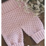 Knit-look Baby Trousers Crochet Pattern