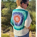 Mandala Summer Cardigan Free Crochet Pattern and Video Tutorial