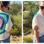 Mandala Summer Cardigan Free Crochet Pattern and Video Tutorial